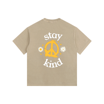Kindora Vintage Washed Oversized Cotton T-Shirt