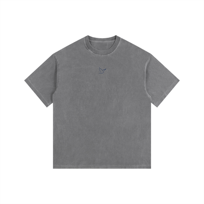 Kindora Vintage Washed Oversized Cotton T-Shirt