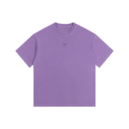 Kindora Vintage Washed Oversized Cotton T-Shirt