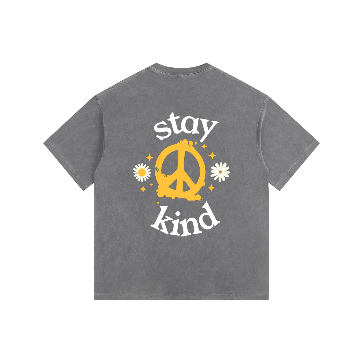 Kindora Vintage Washed Oversized Cotton T-Shirt