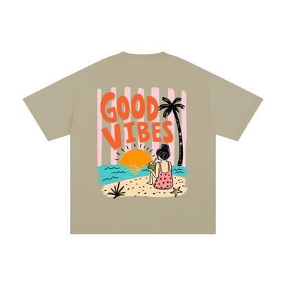 Kindora Pure Cotton Good Vibes T-Shirt