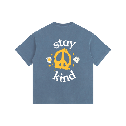 Kindora Vintage Washed Oversized Cotton T-Shirt