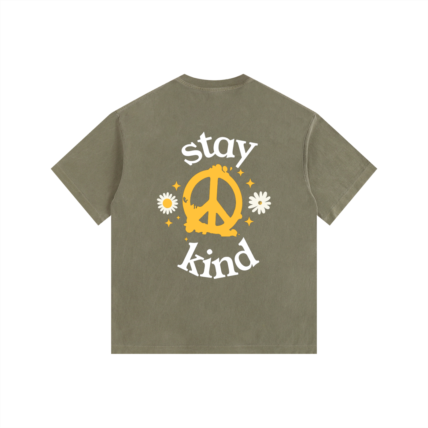 Kindora Vintage Washed Oversized Cotton T-Shirt