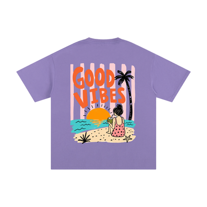 Kindora Pure Cotton Good Vibes T-Shirt
