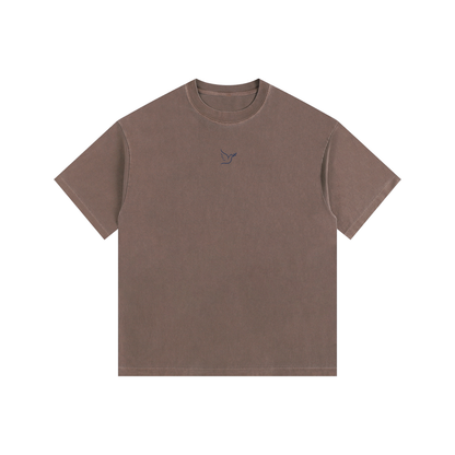 Kindora Vintage Washed Oversized Cotton T-Shirt
