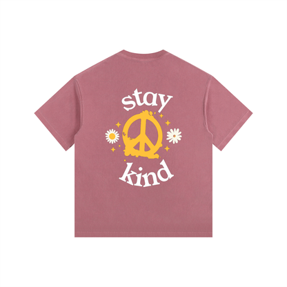 Kindora Vintage Washed Oversized Cotton T-Shirt